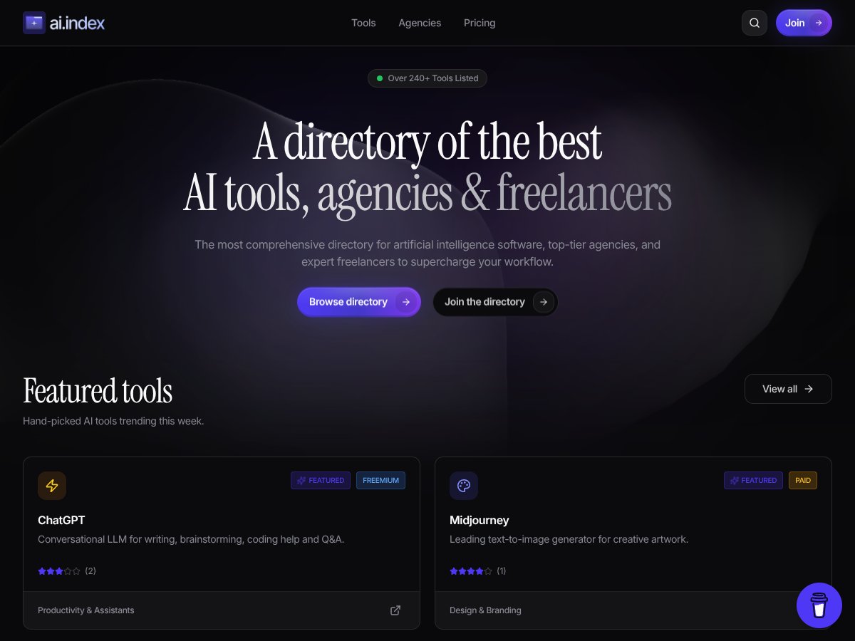 AI Index screenshot