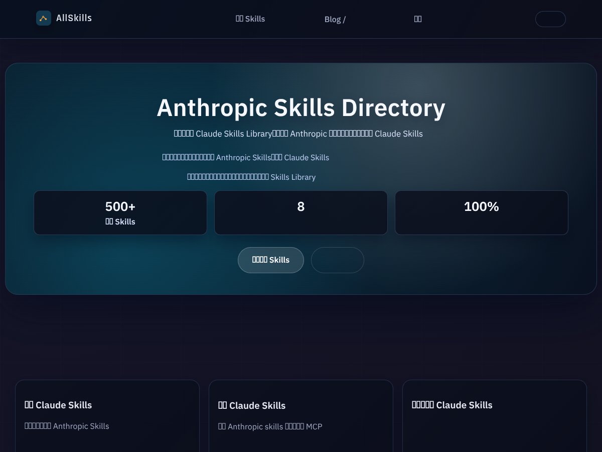 AllSkills screenshot