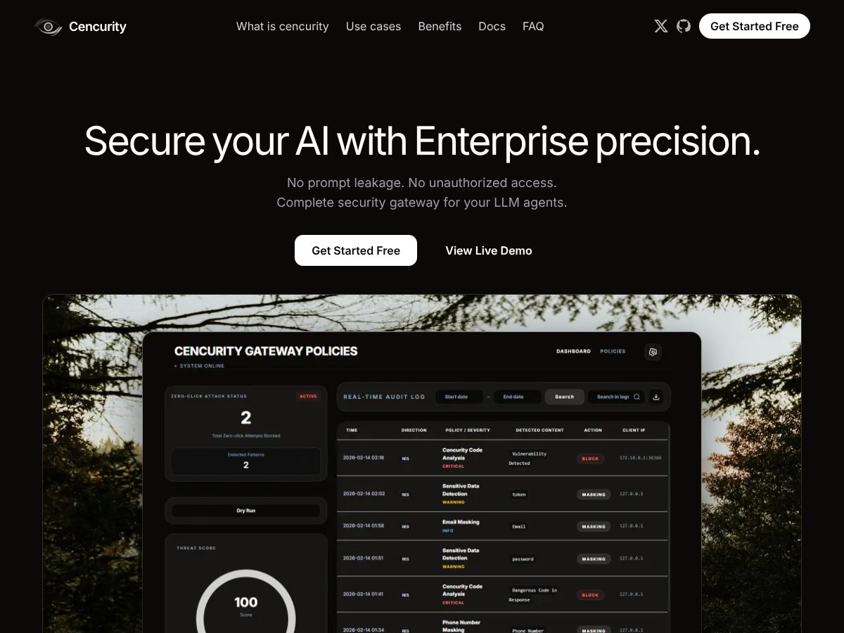 Cencurity screenshot