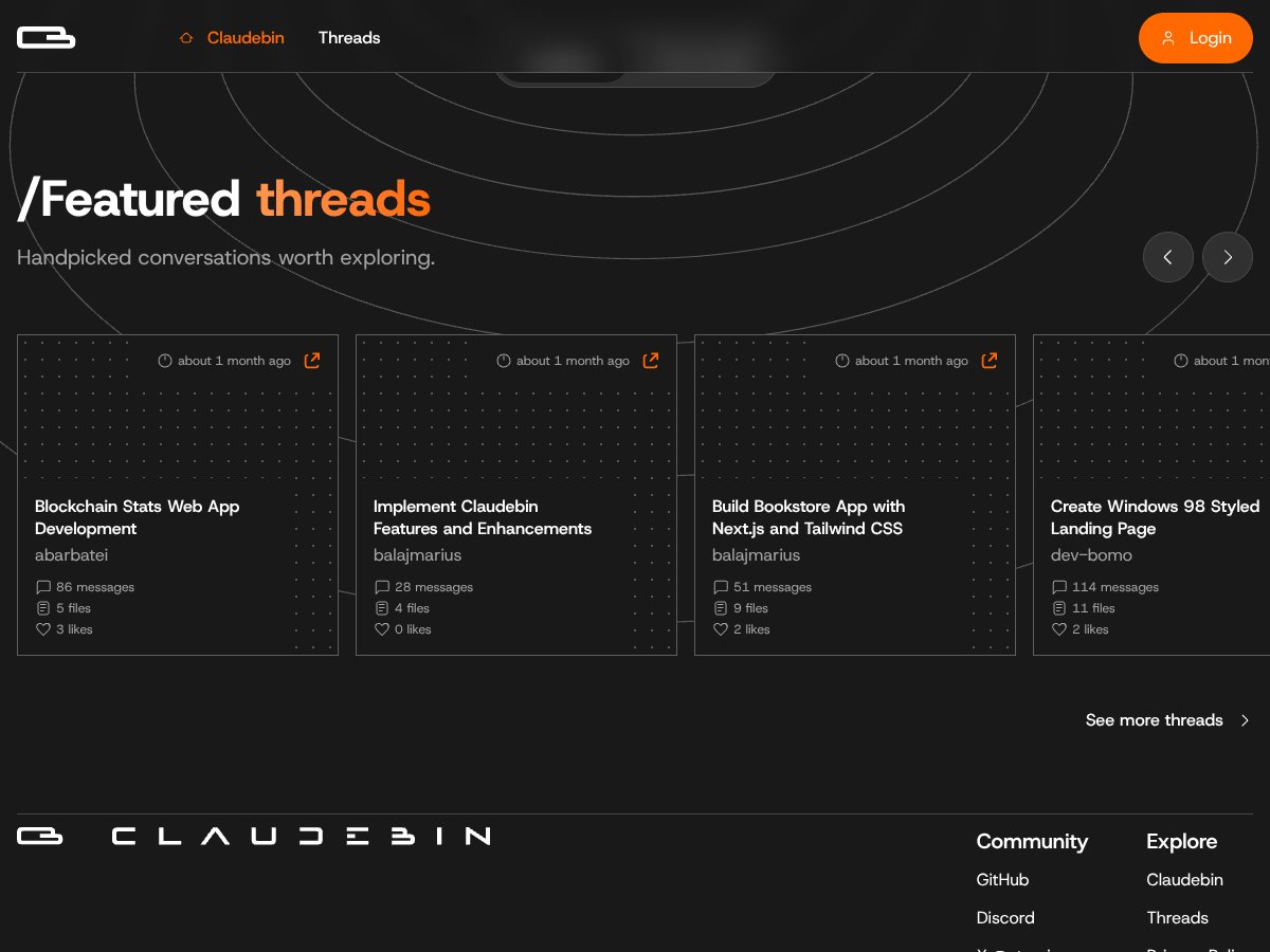Claudebin screenshot 3