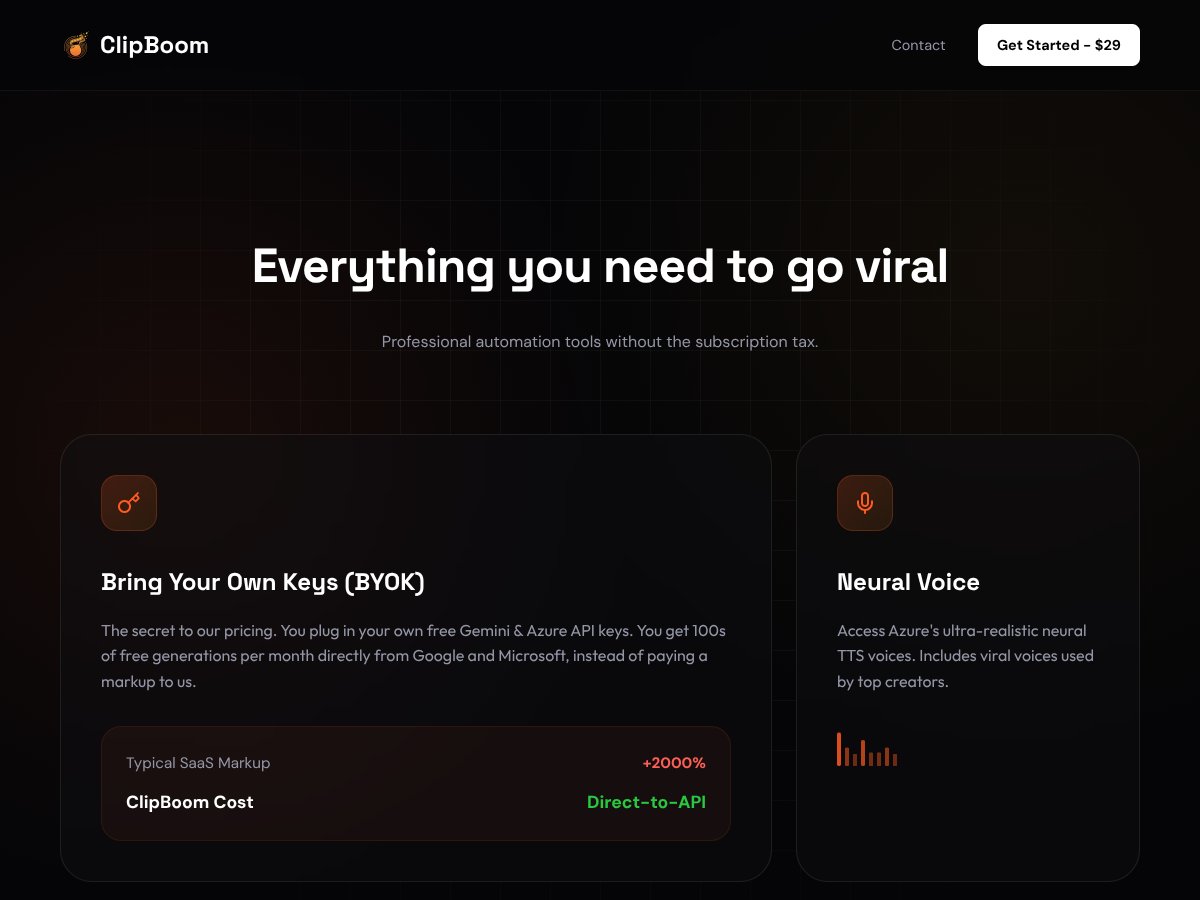 ClipBoom screenshot 2
