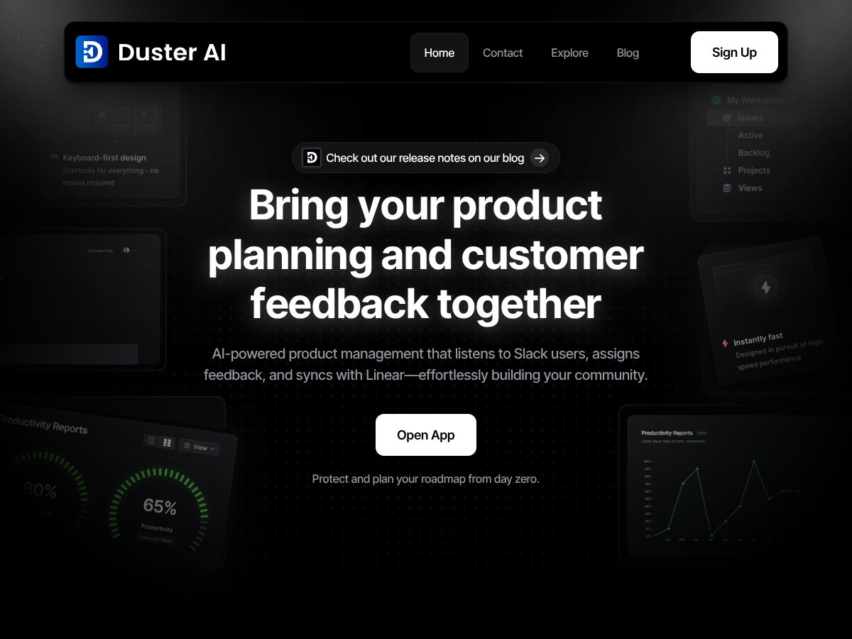 Duster - Build better products screenshot