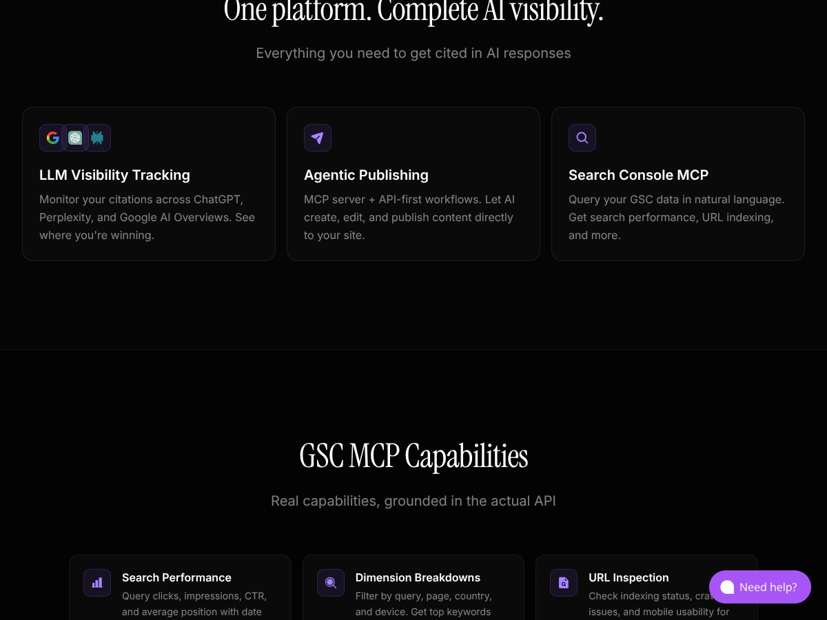 Ekamoira Google Search Console MCP screenshot 2