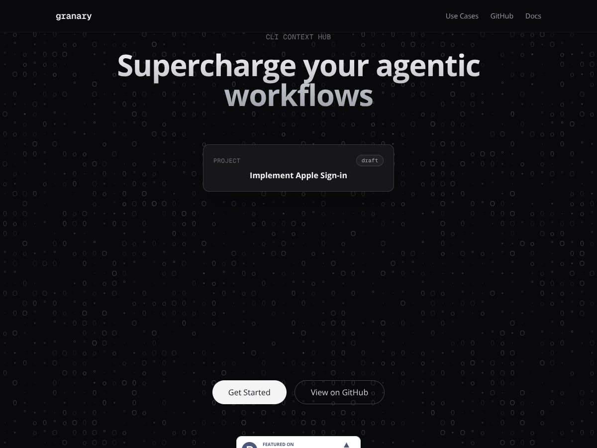 Granary by Speakeasy screenshot