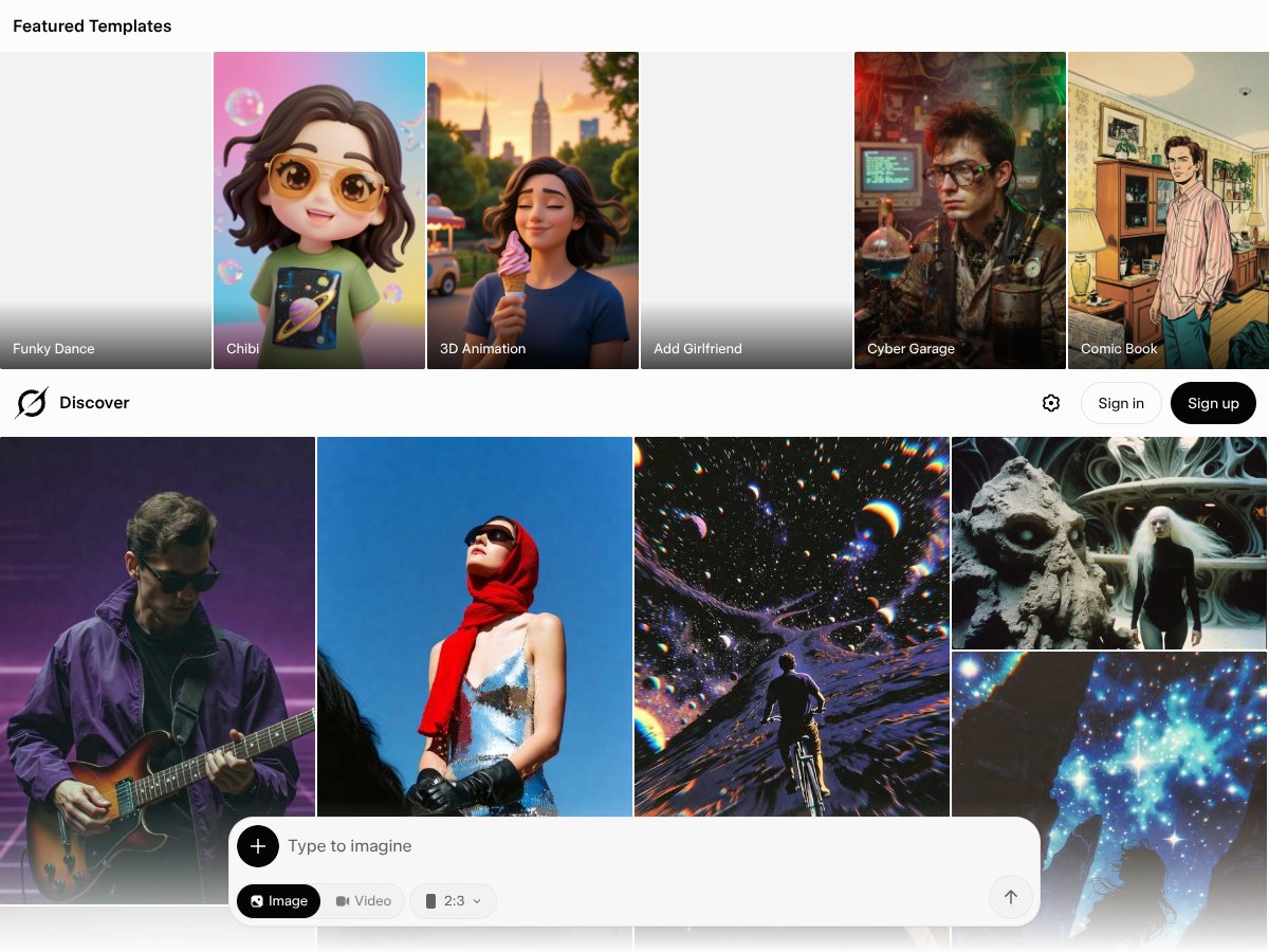 Grok Imagine 1.0 screenshot