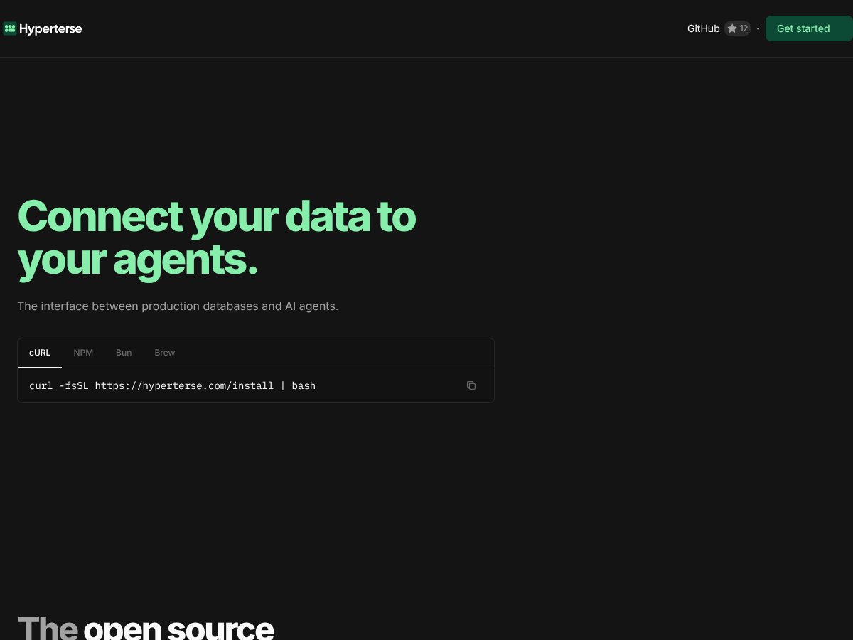 Hyperterse screenshot