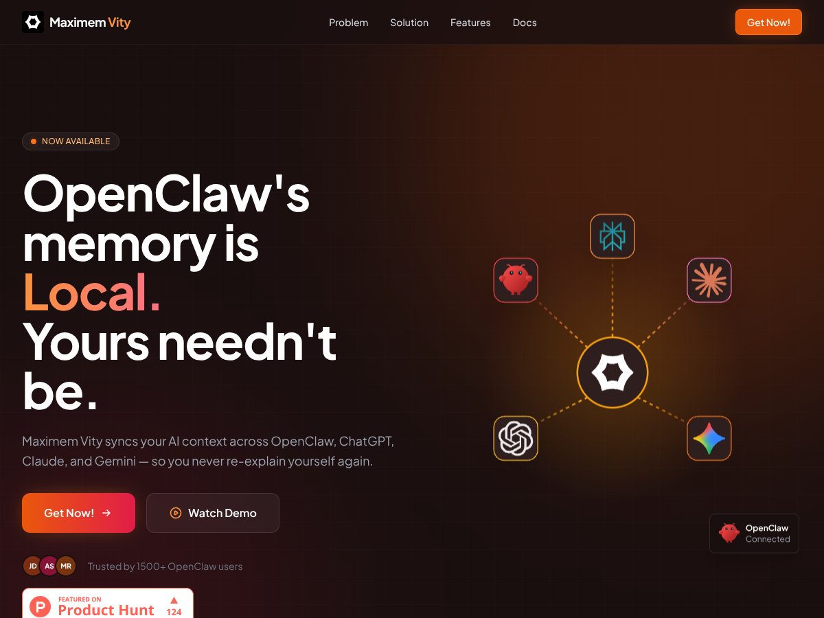 MemoryPlugin for OpenClaw screenshot