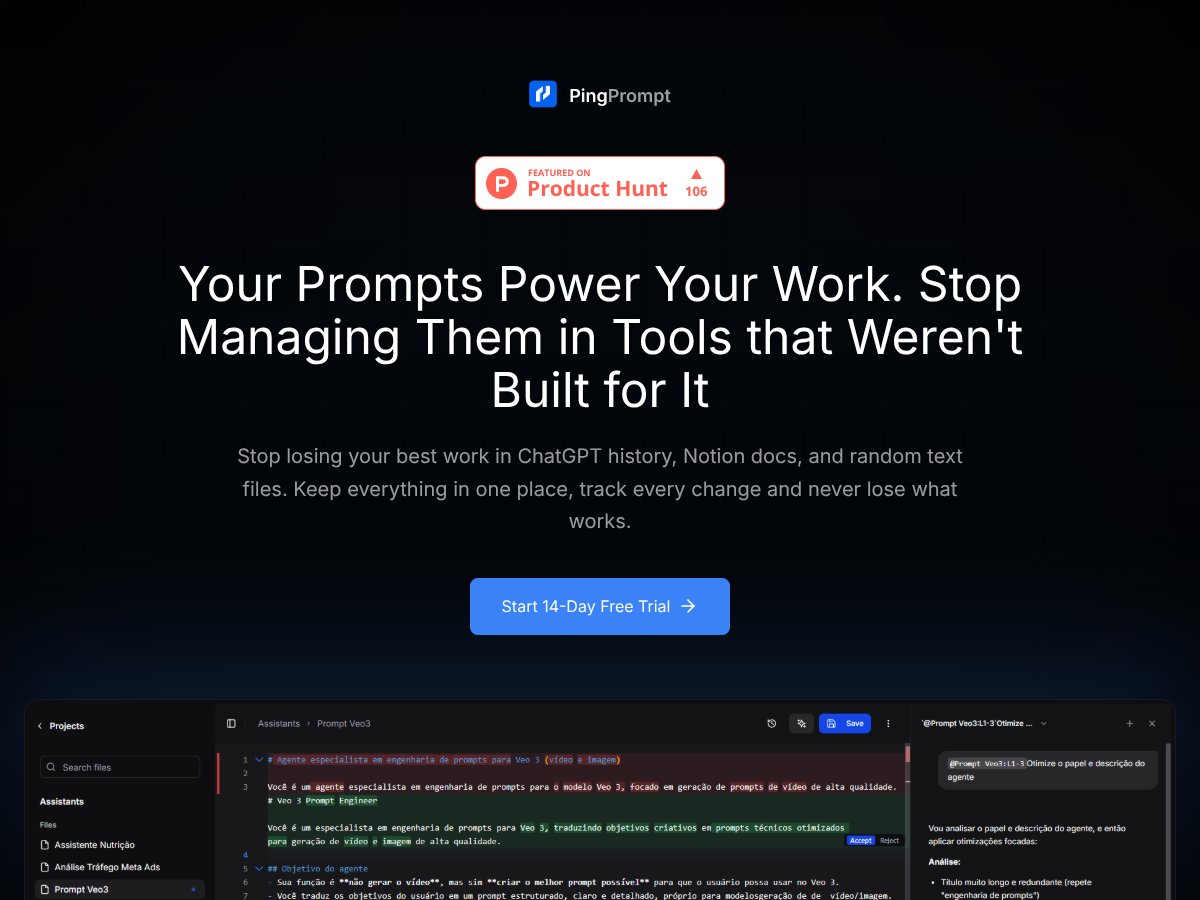 PingPrompt screenshot