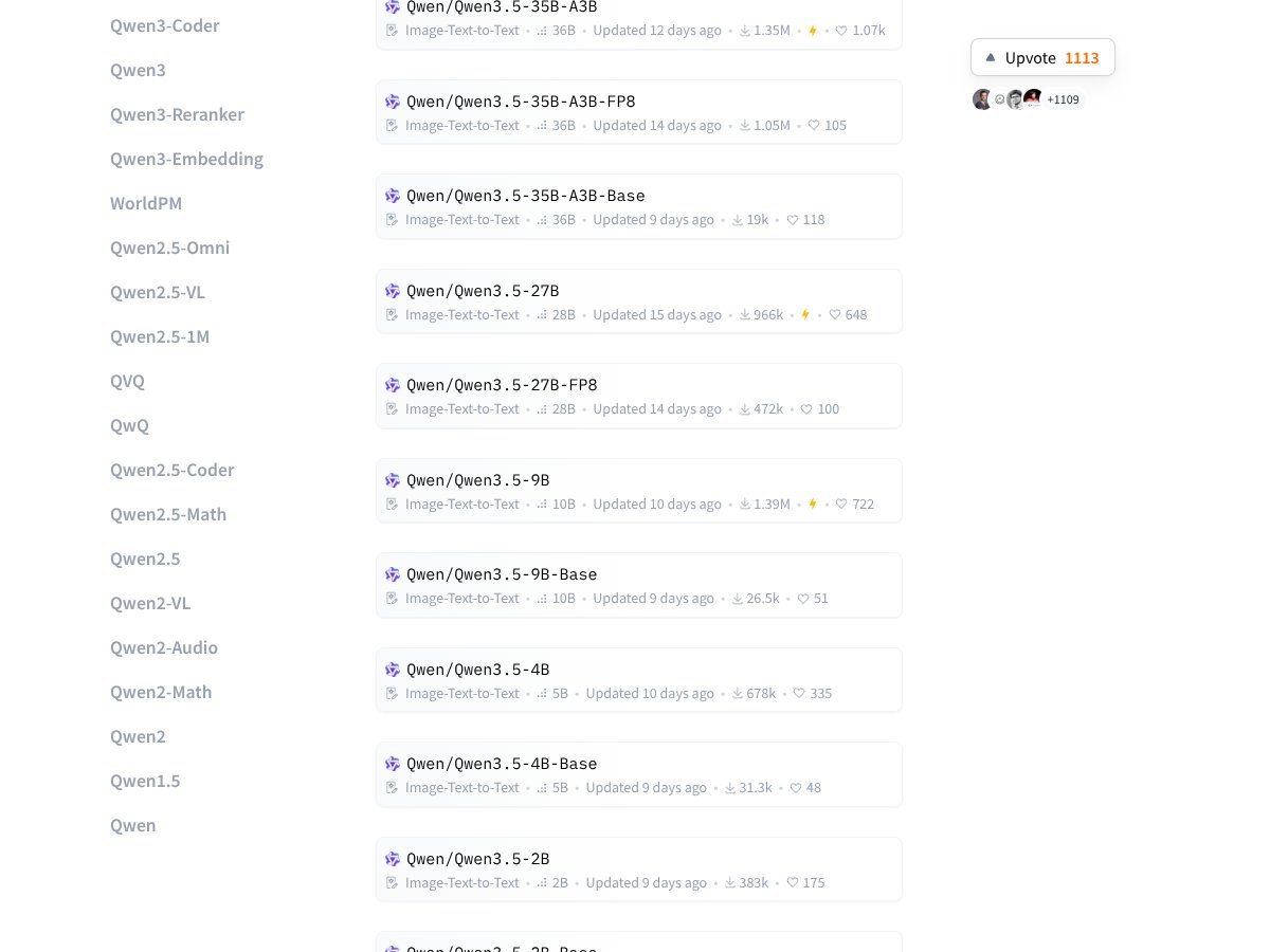 Qwen3.5 Small interface