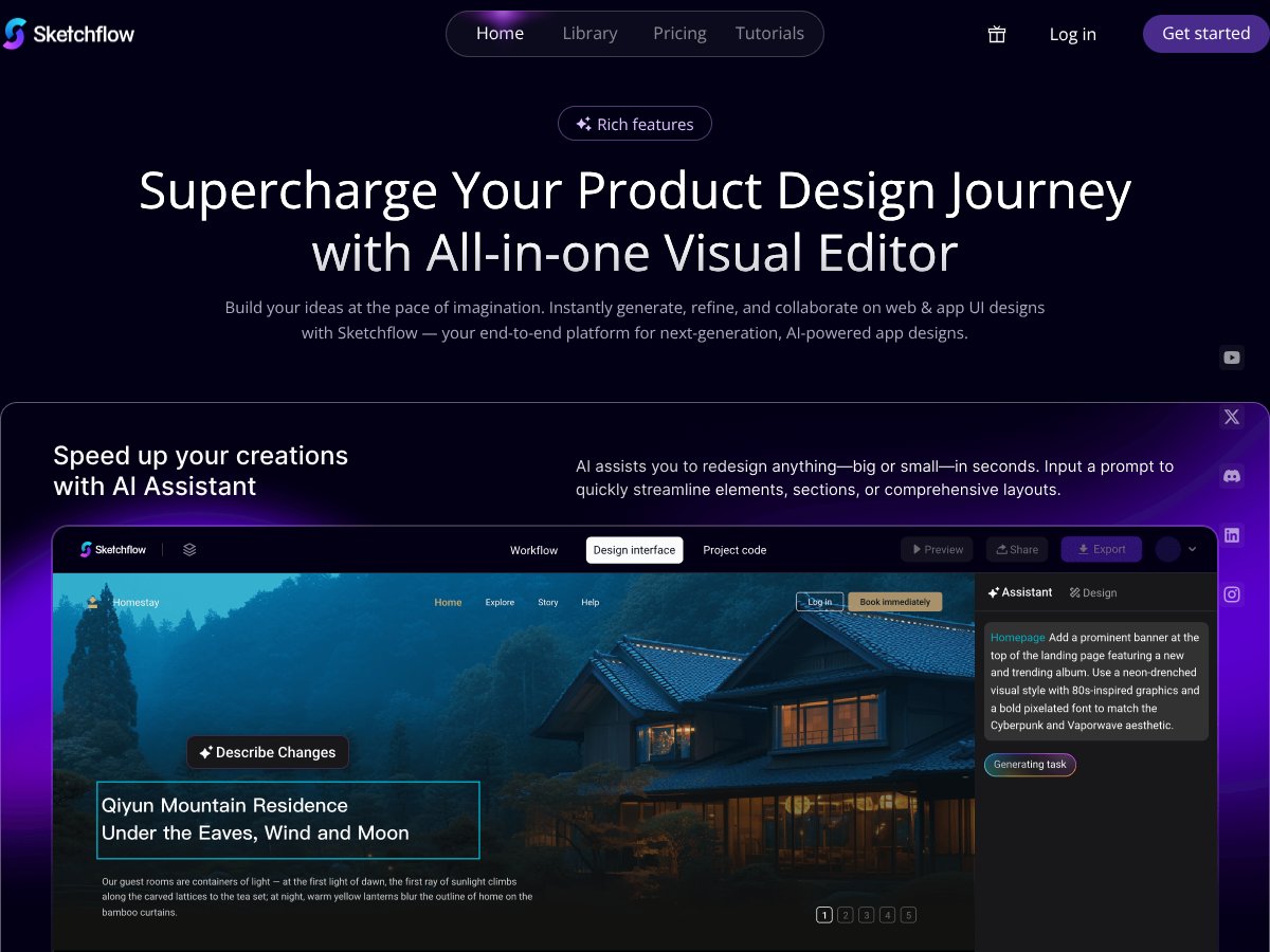 Sketchflow: Mobile Native Code interface