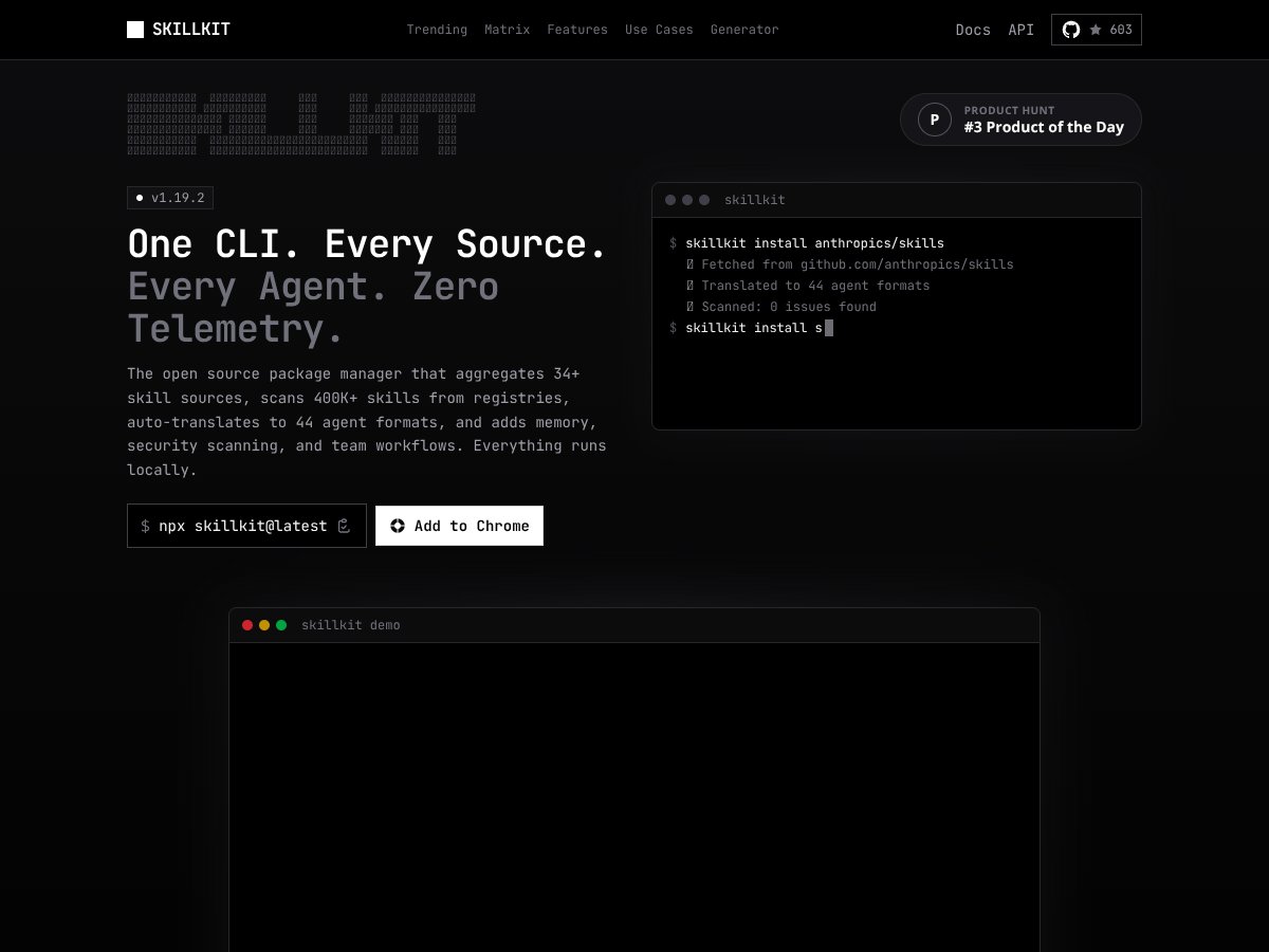 Skillkit screenshot