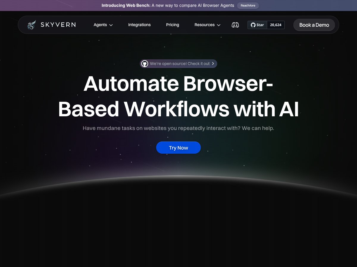 Skyvern MCP & Skills screenshot