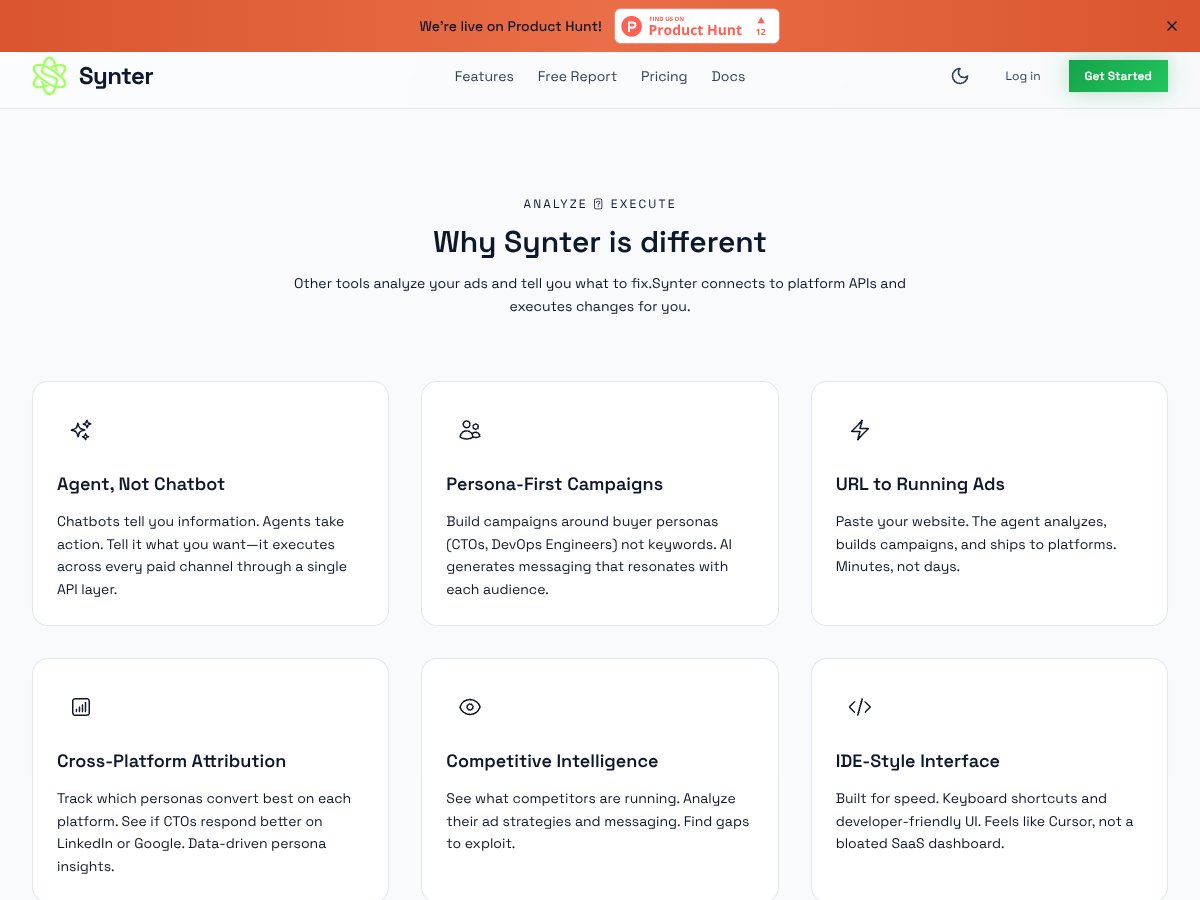 Synter Media AI interface