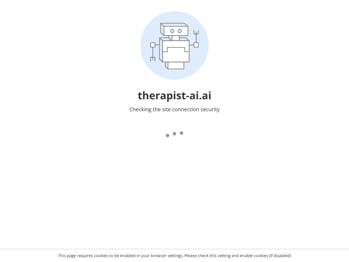Therapist AI screenshot