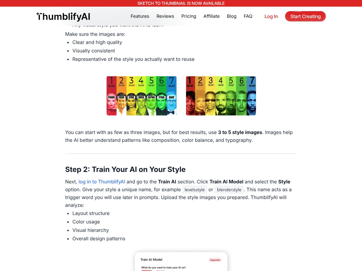 Train Custom AI on Face & Style screenshot 2