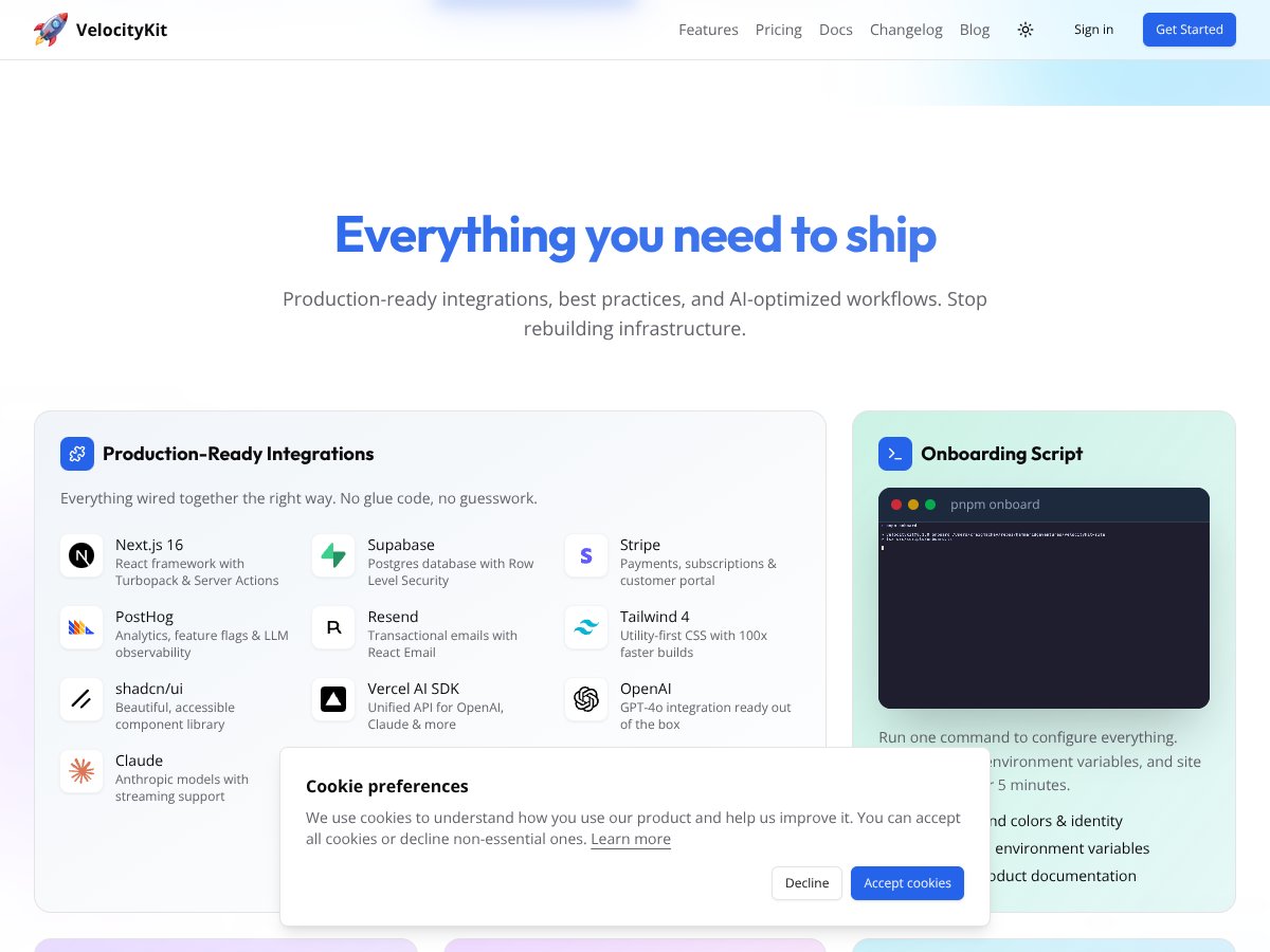 VelocityKit screenshot 2