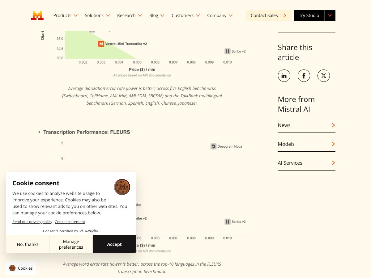 Voxtral Transcribe 2 by Mistral screenshot 2