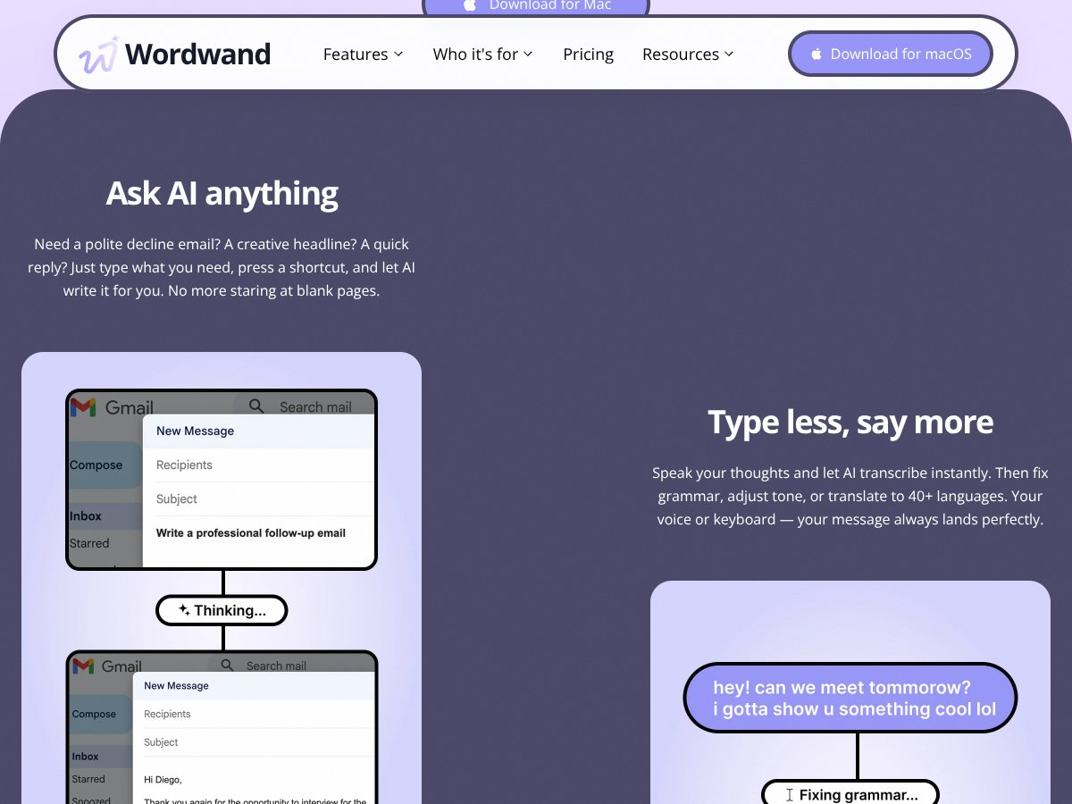 Wordwand screenshot 2