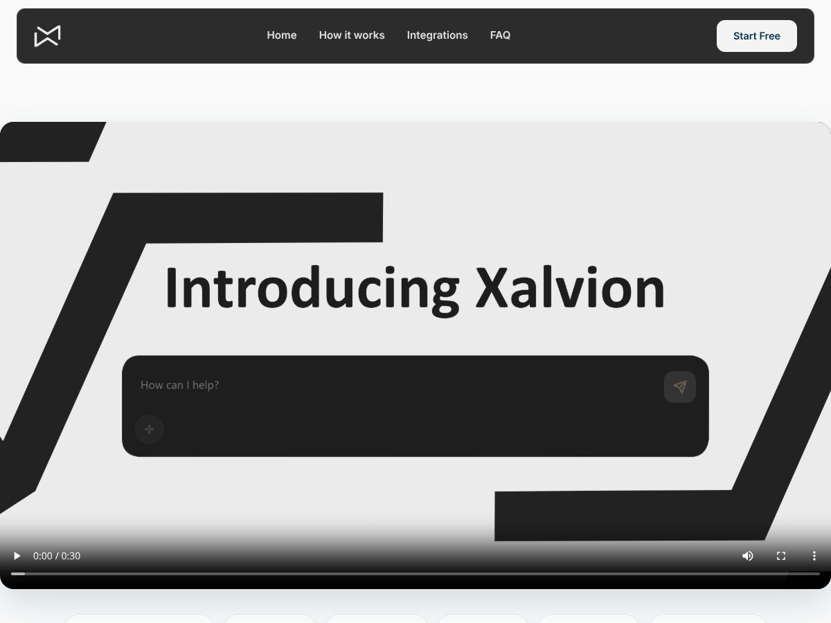 Xalvion interface