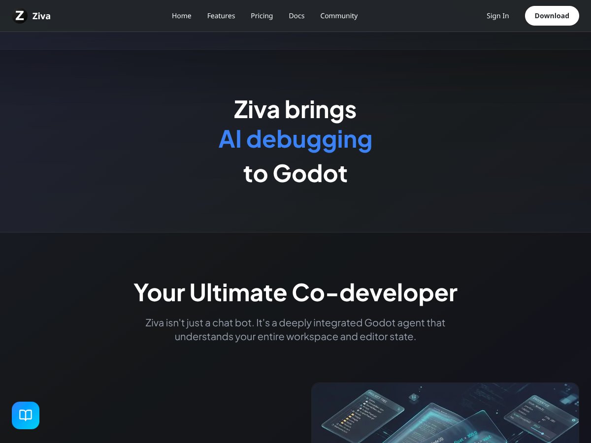 Ziva.sh screenshot 2