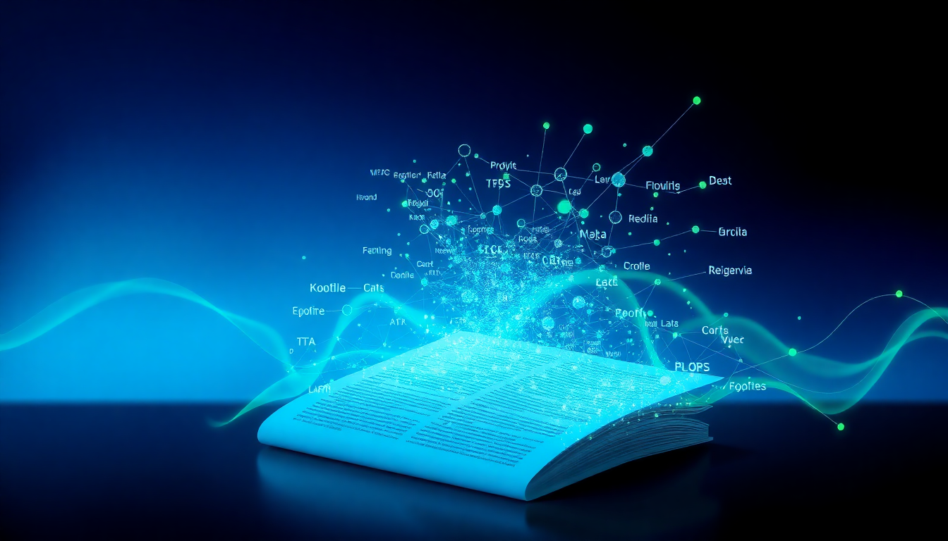 4 the words concept illustration