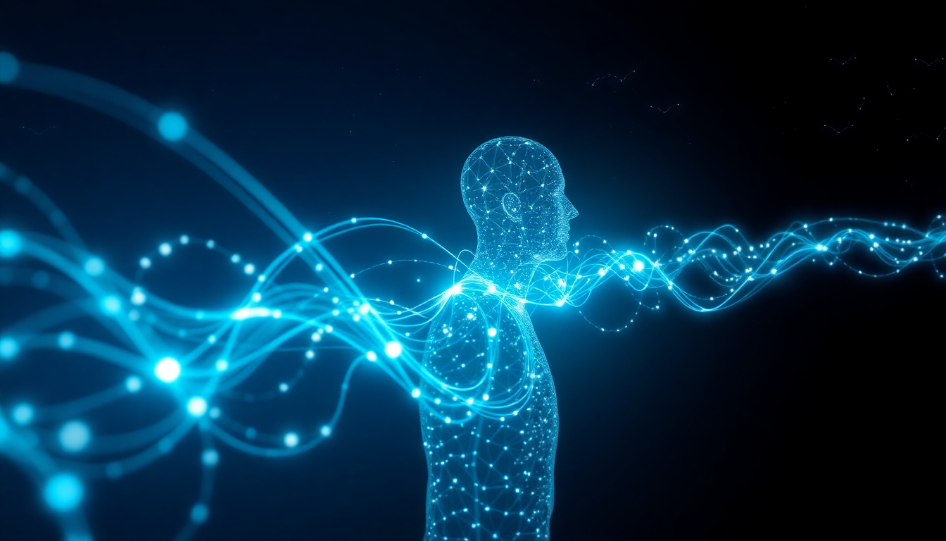 AI narration tools for digital products concept illustration