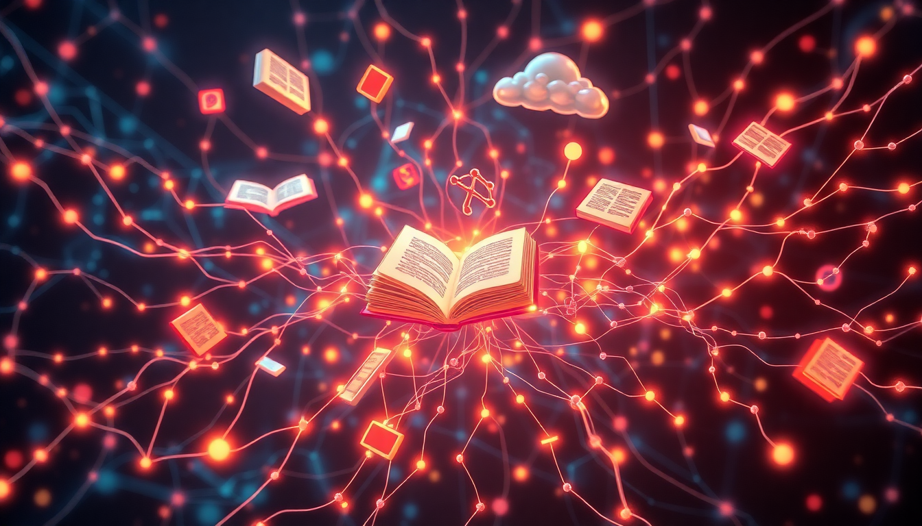 AI tools for book marketing campaigns concept illustration