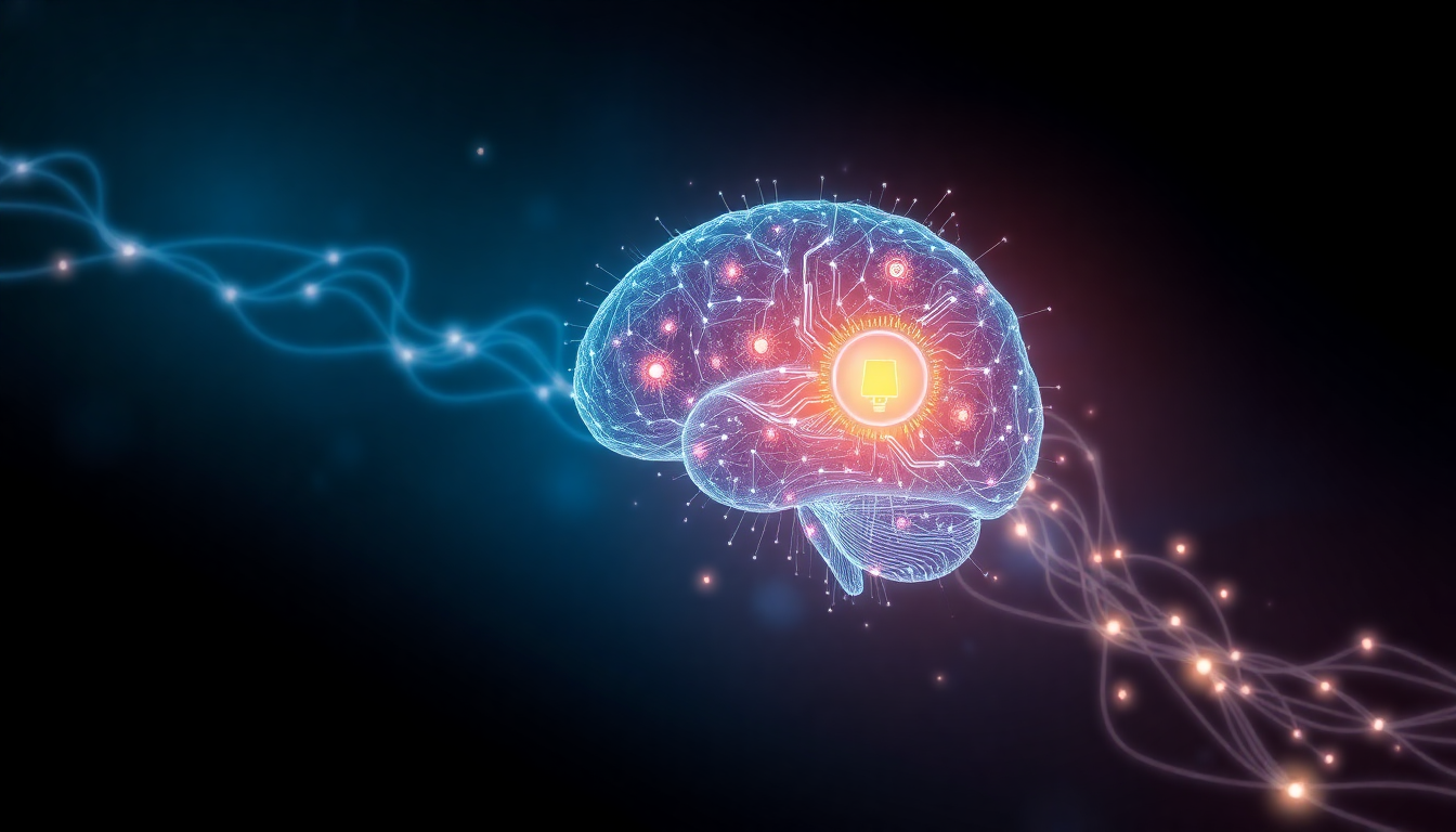 AI tools for brainstorming digital products concept illustration