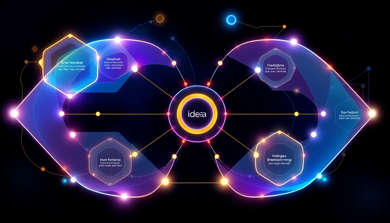AI tools for brainstorming digital products infographic