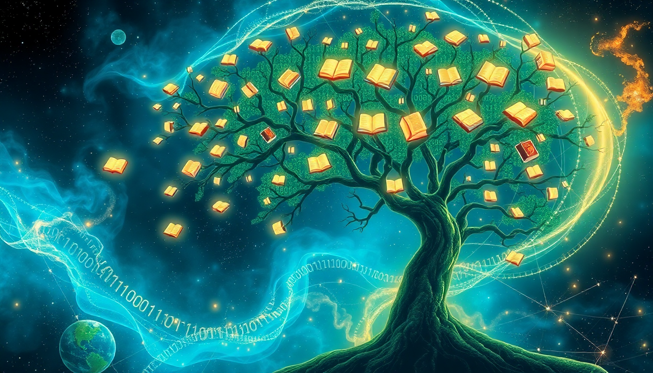 amazon book categories concept illustration