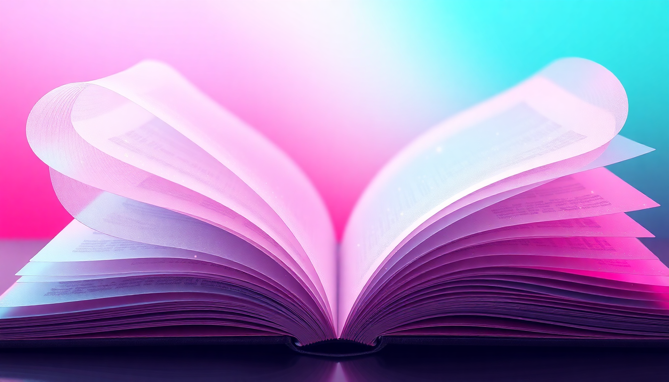 animated book cover concept illustration