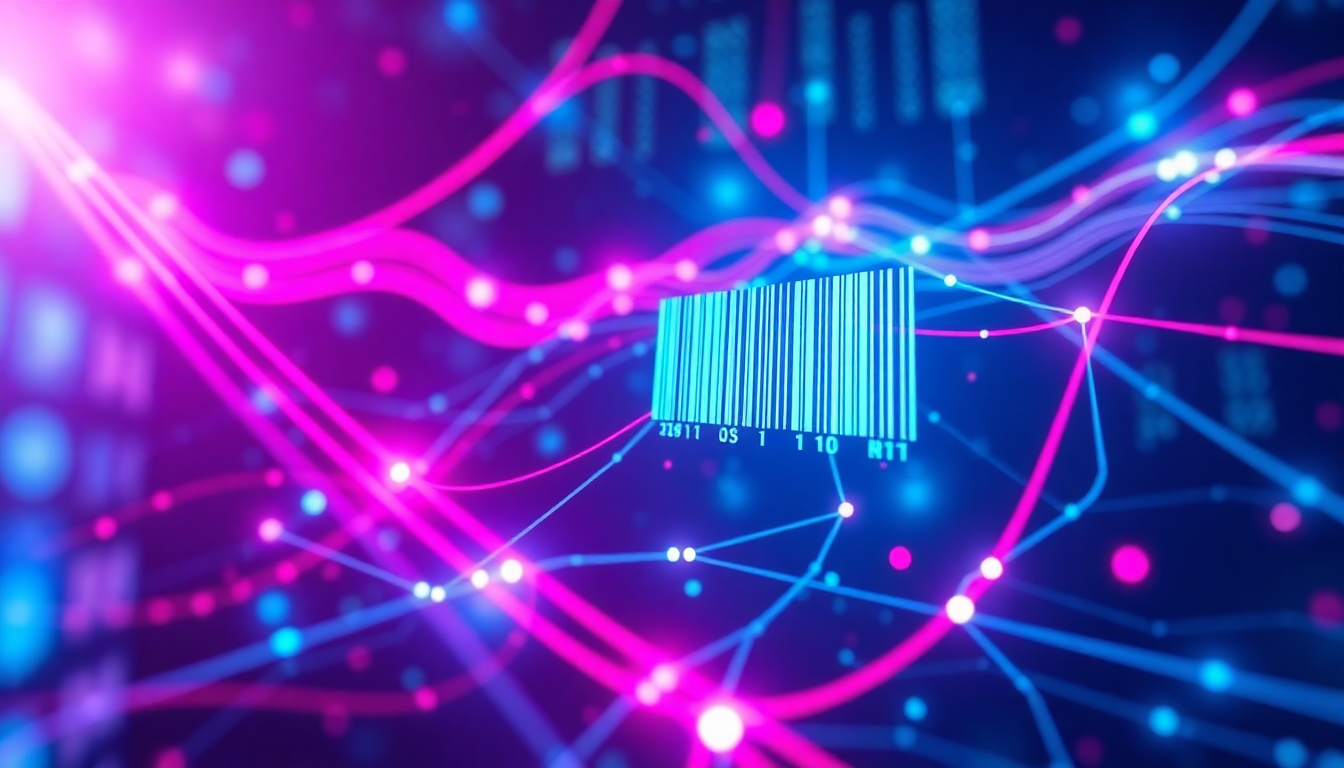 barcode book concept illustration