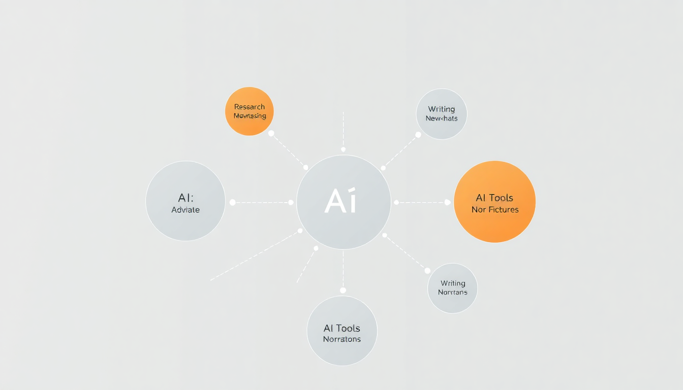 best ai for writing non fiction books infographic