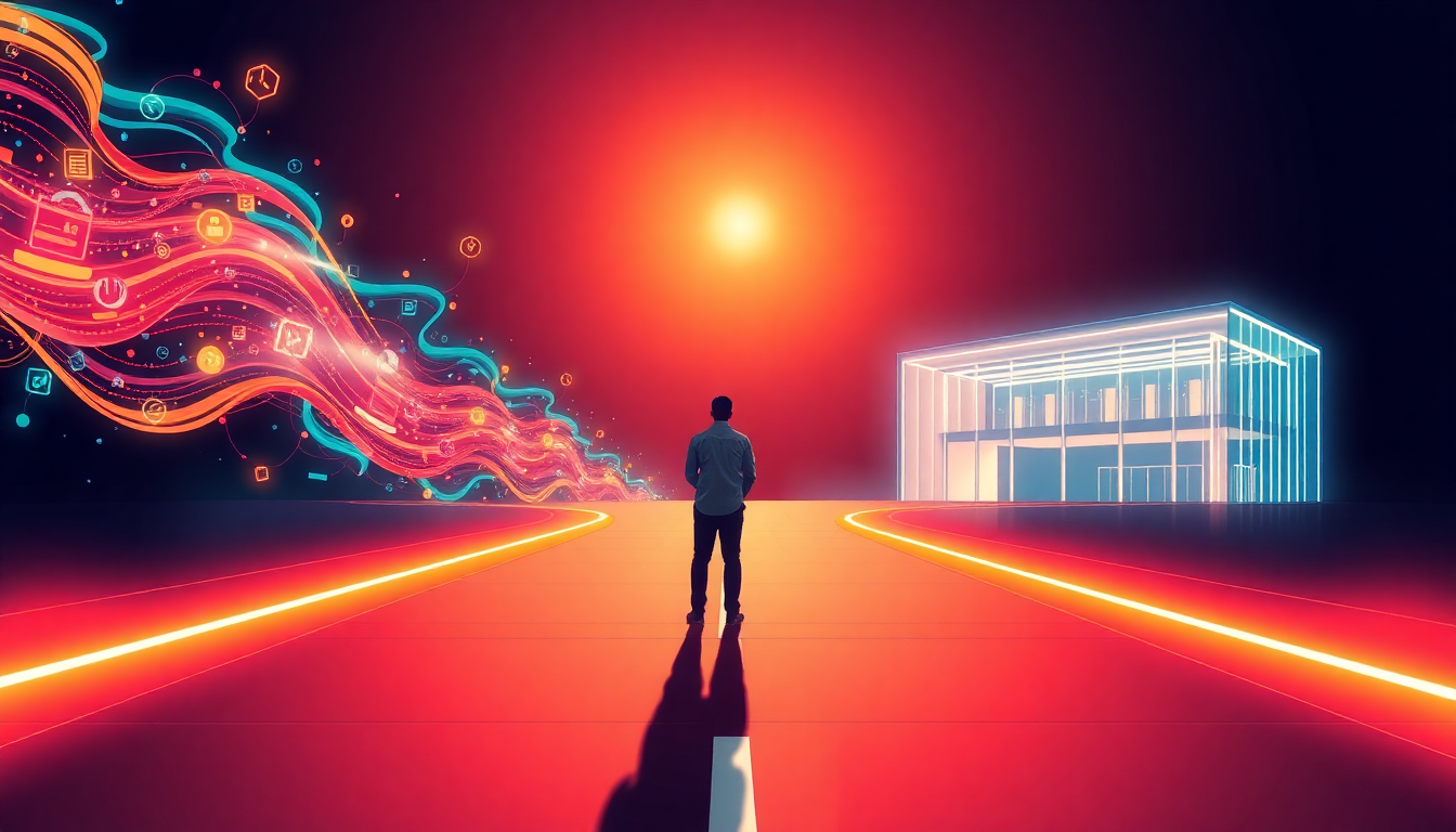 blog vs website for personal brands concept illustration