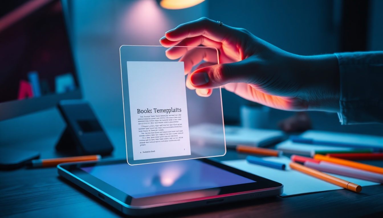 book template online hero image