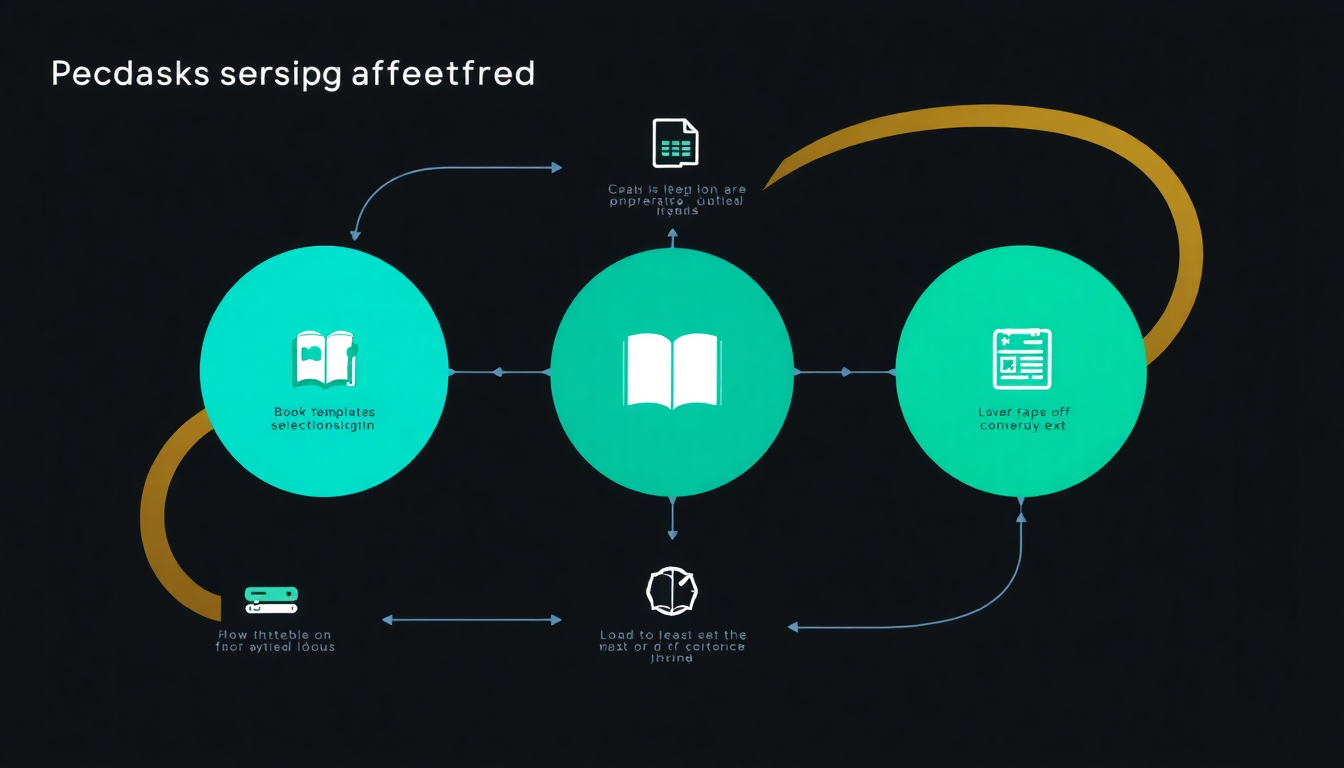 book template online infographic