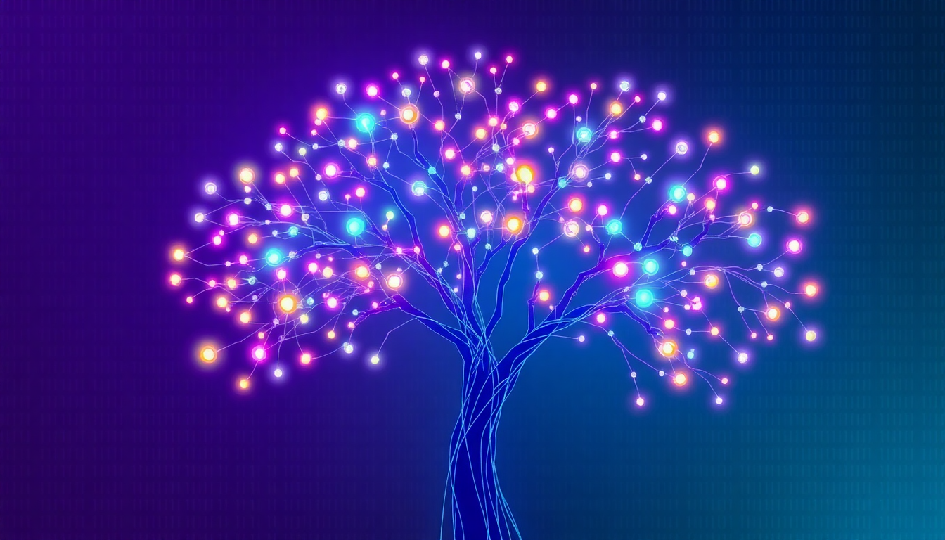 building topical clusters for writers concept illustration