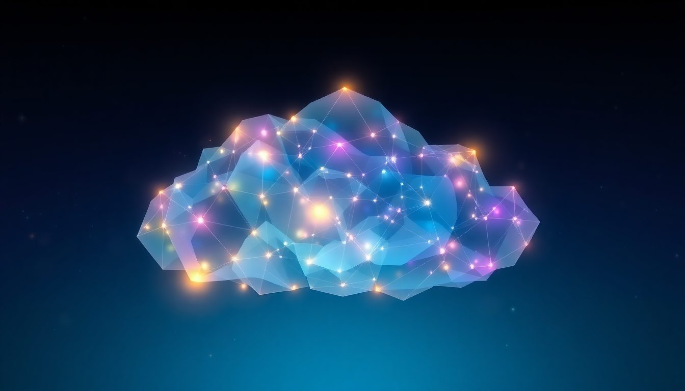 cloud storage setup for creatives concept illustration