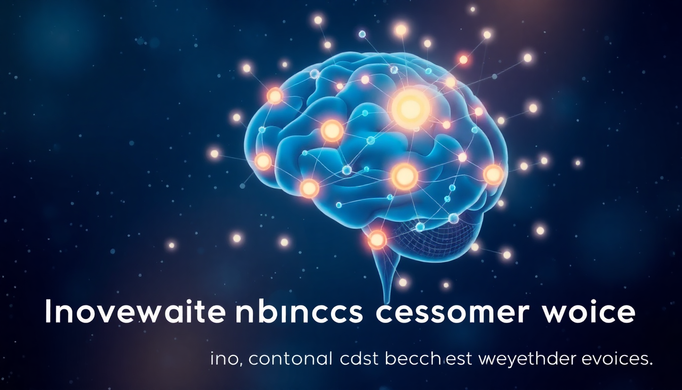 collecting voice of customer data concept illustration