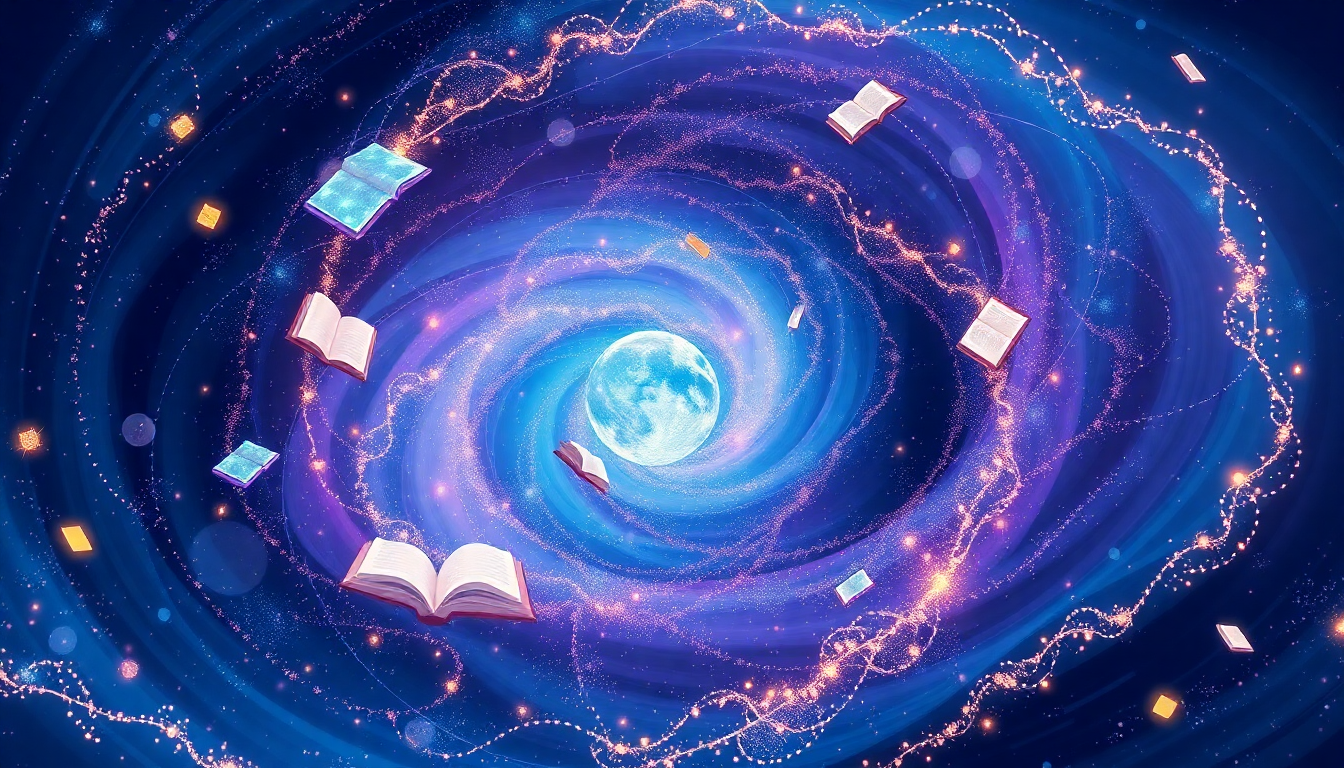 create book software concept illustration