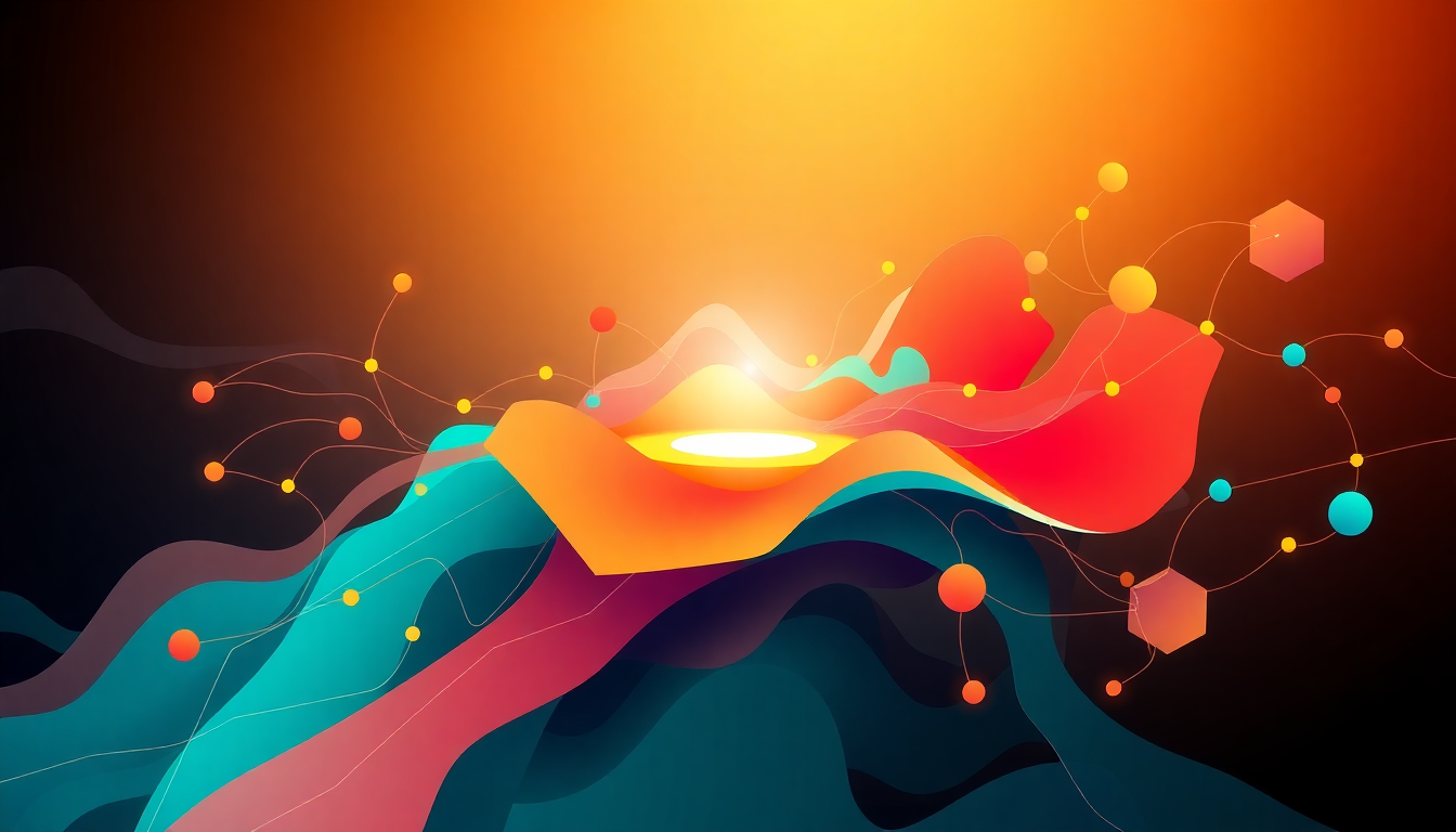 creating a digital product shop concept illustration