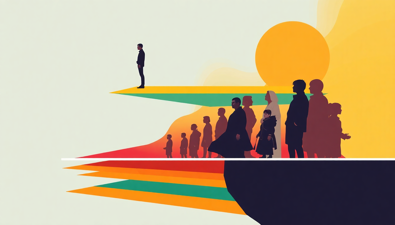 deuteragonist concept illustration