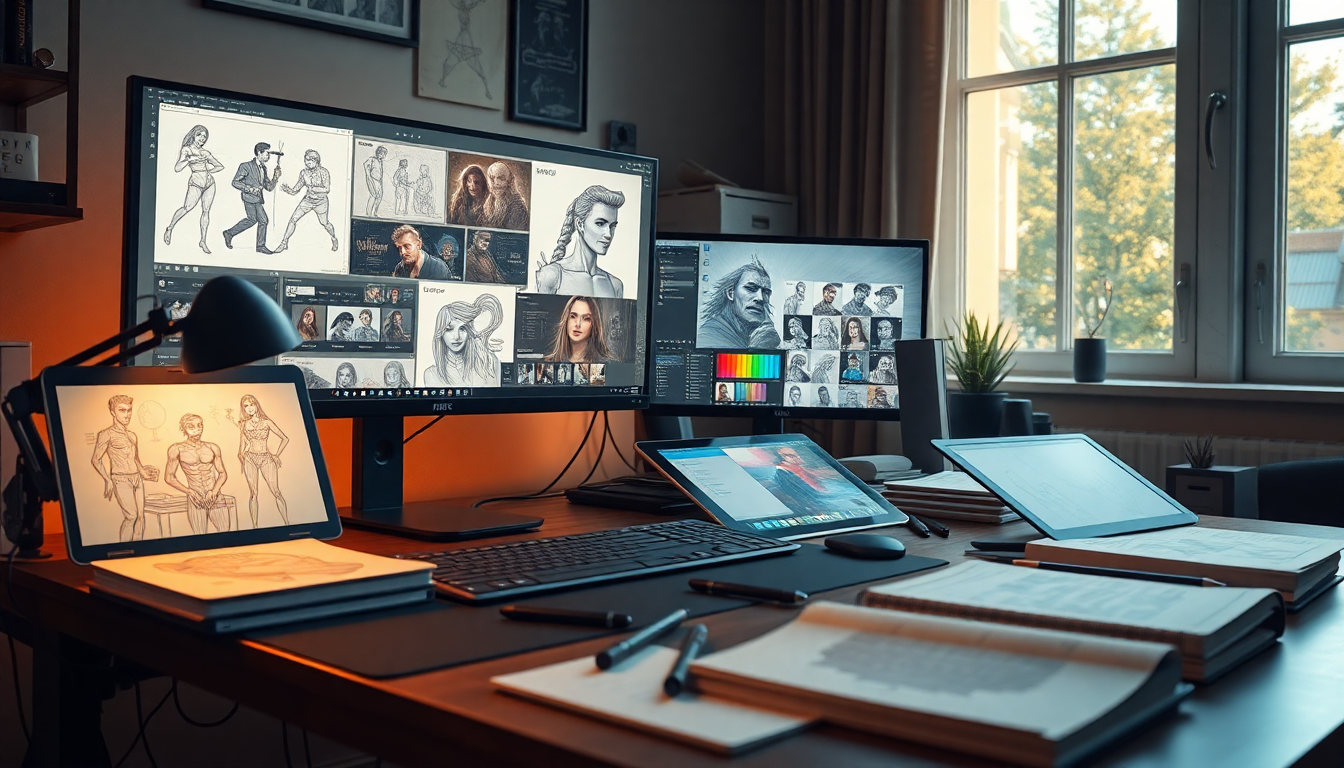 dynamic character definition showcase
