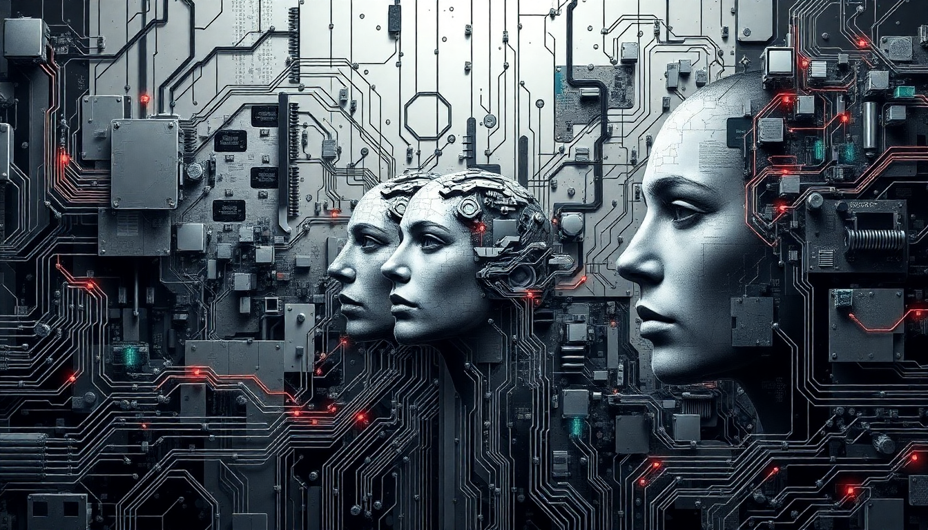 dystopian society ideas concept illustration