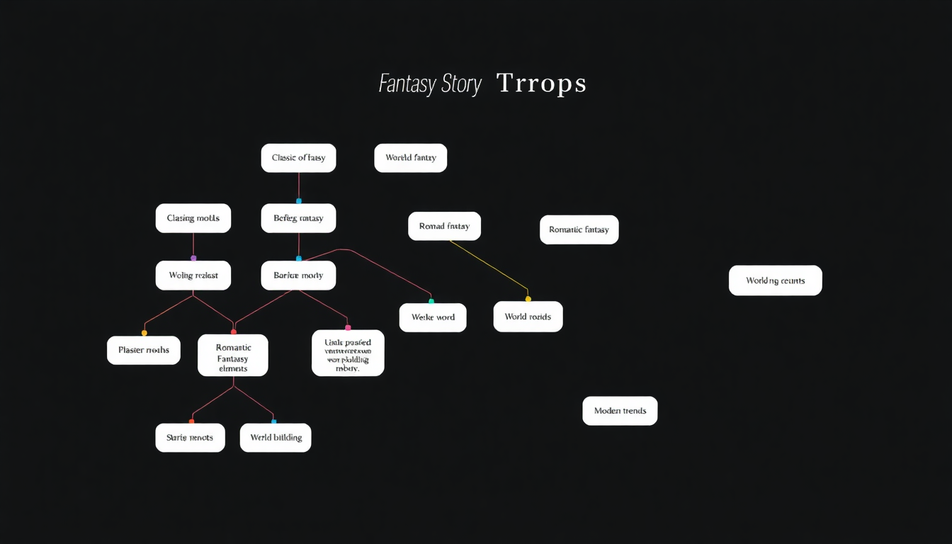 fantasy story ideas infographic