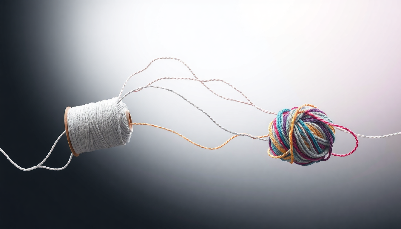 flat vs round character concept illustration