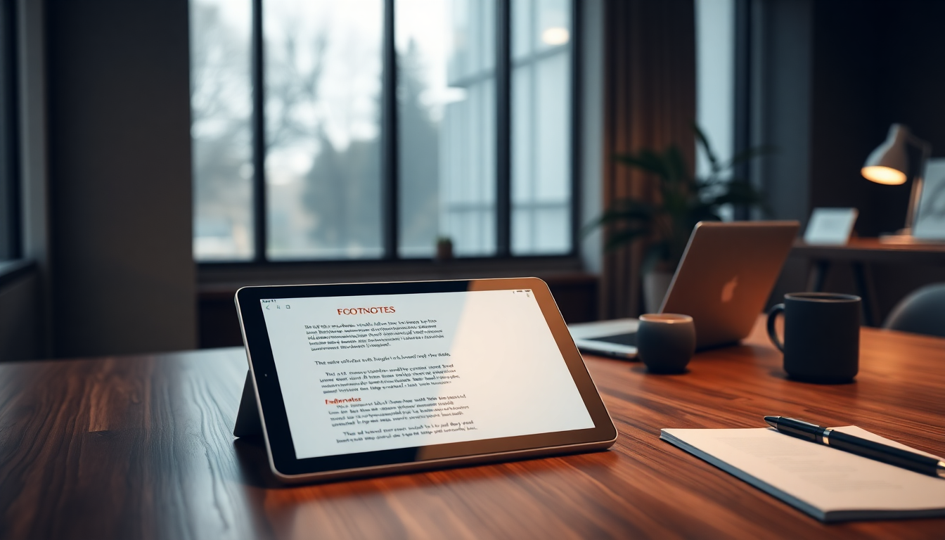 footnote vs endnote showcase