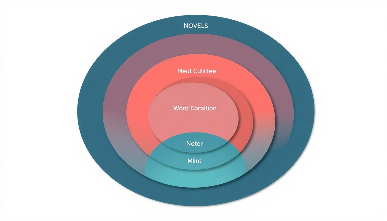 how long is a short novel infographic