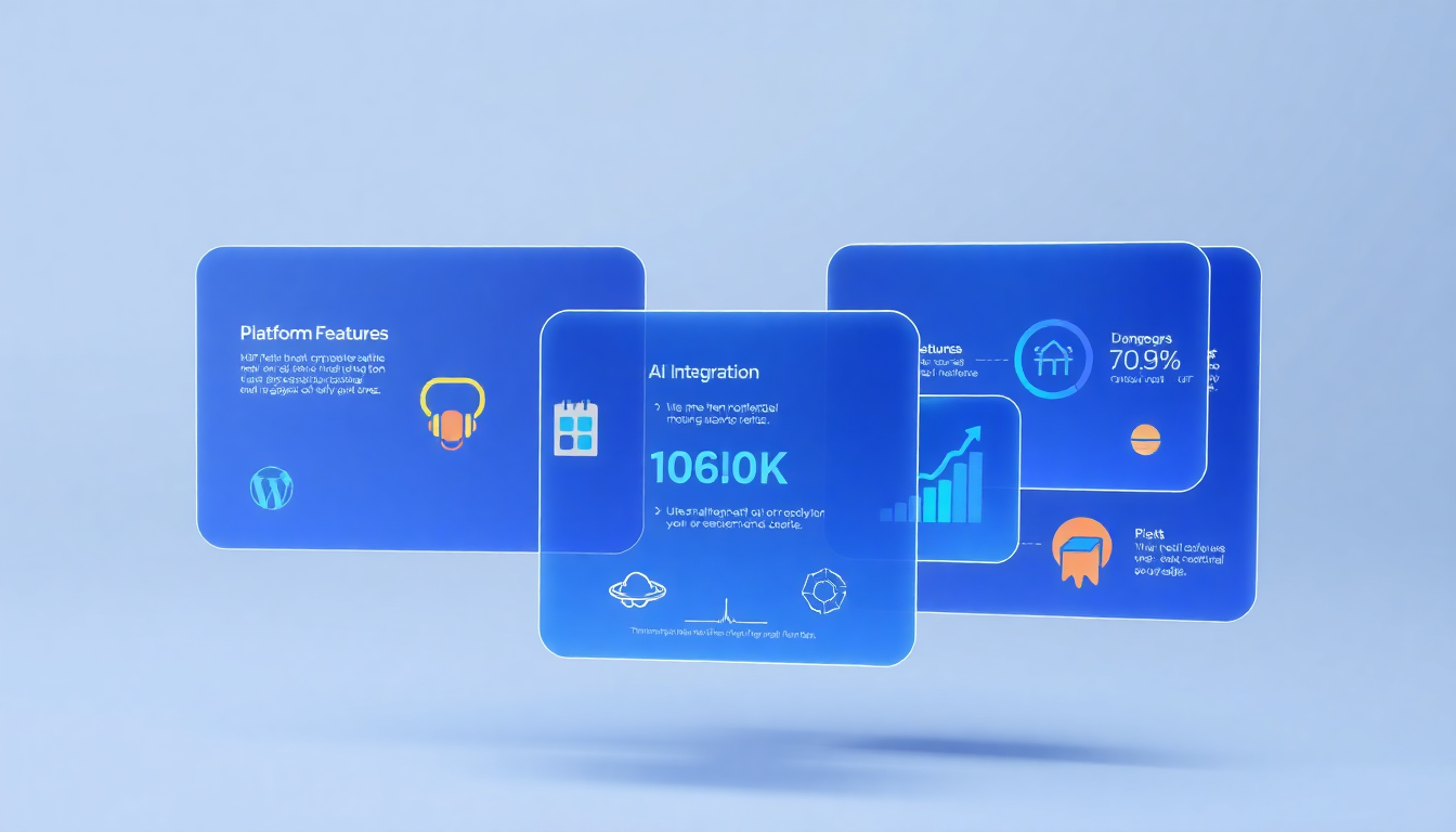 how to choose a website platform as a creator infographic