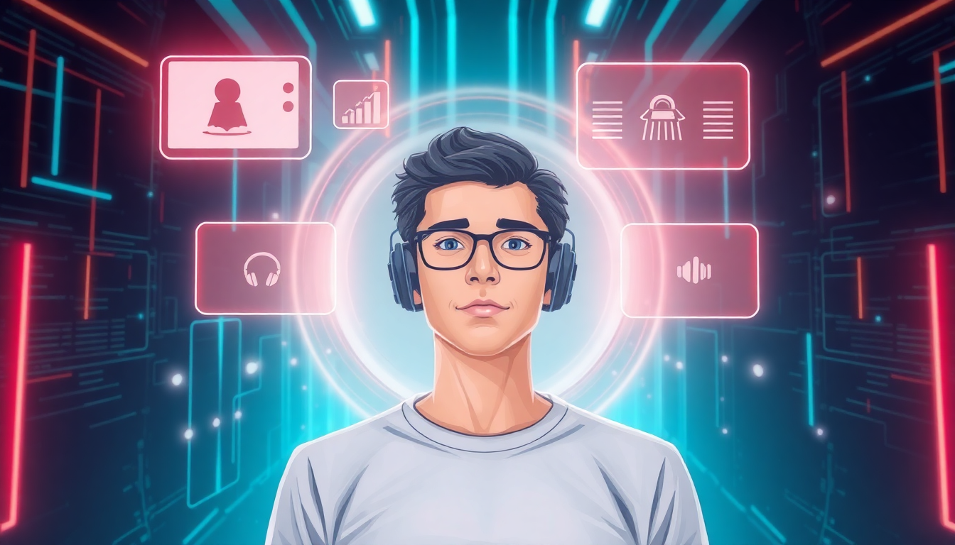 how to film talking head videos alone concept illustration